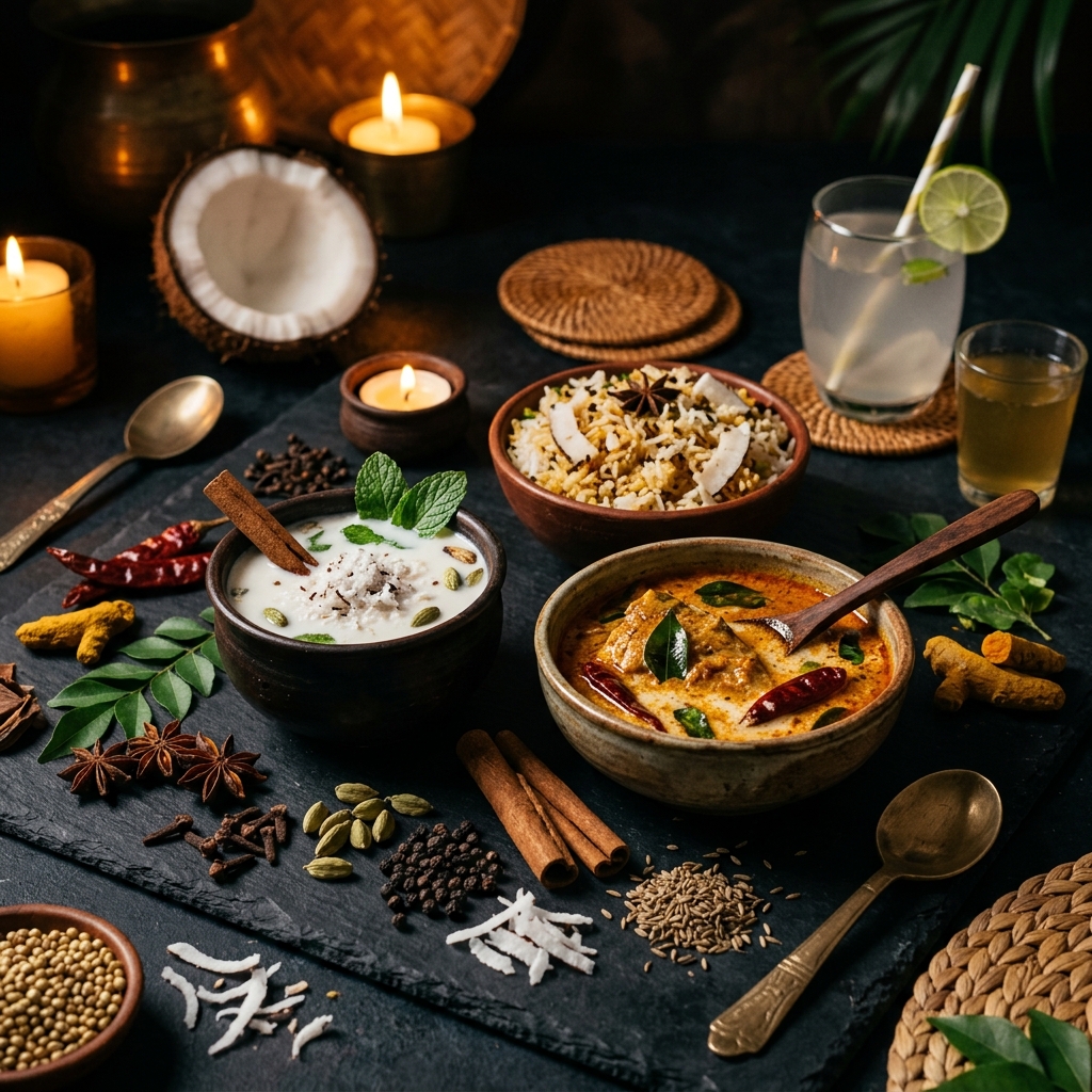 Virgin coconut oil and island delicacies