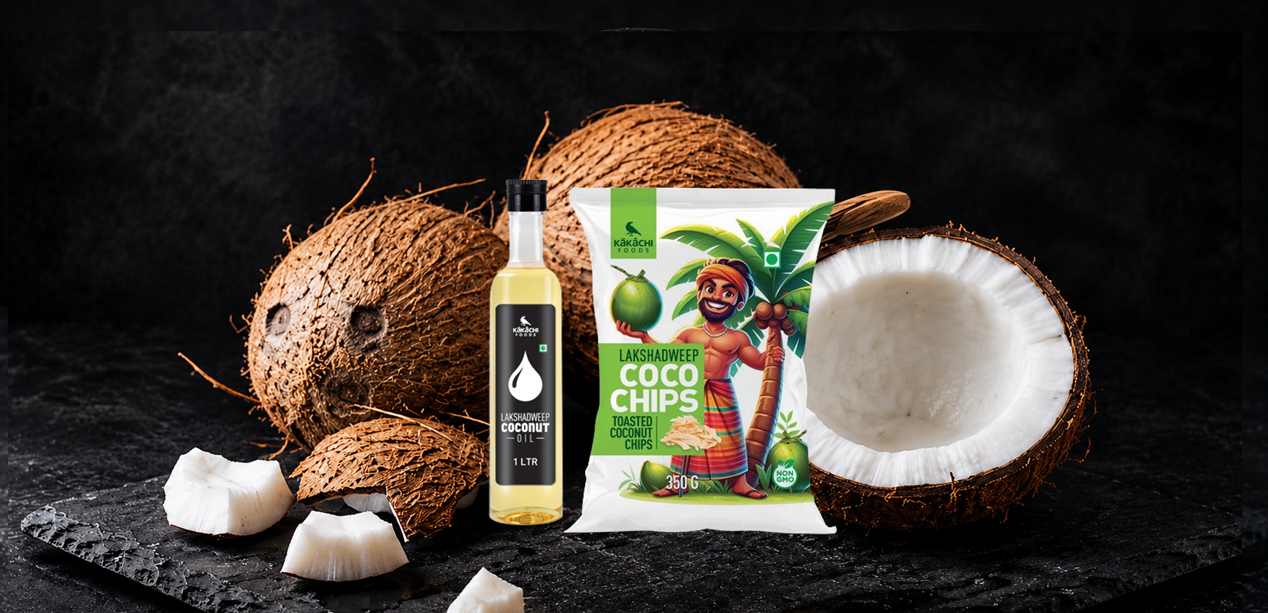 Coconuts and natural spices